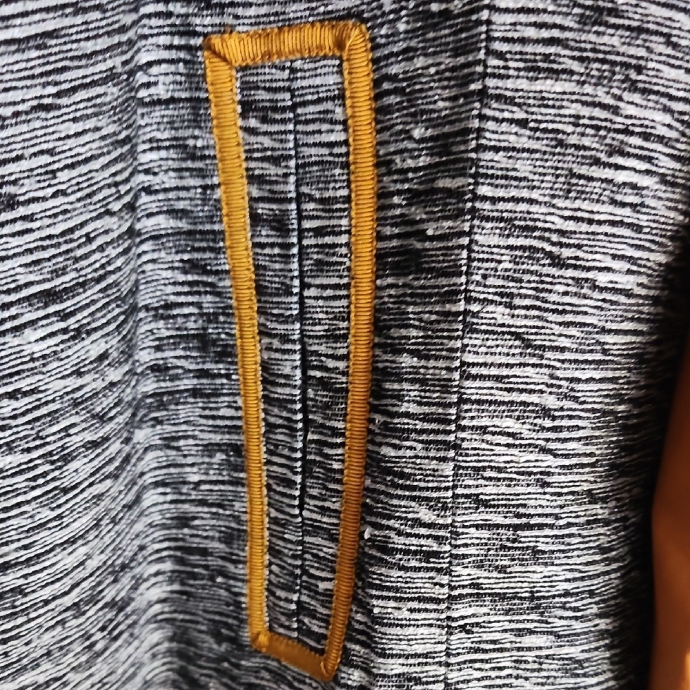 Doncaster Black and Tan Silk Blend With Leather Sleeves Blazer - Picture 3 of 7